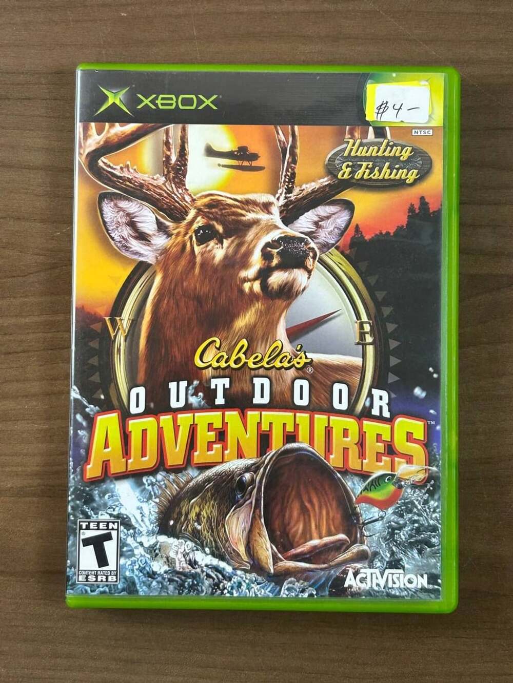 Cabela’s Outdoor Adventures PS2 PlayStation 2 2009 Disc Case Activision